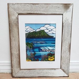 Heatherbrownart - "Diamond Head" Framed